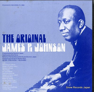 JOHNSON, JAMES P. the original james p. johnson FJ2850