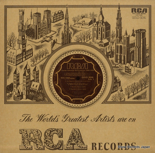 CARUSO, ENRICO caruso immortal performances 1904-1906 RVC-1568
