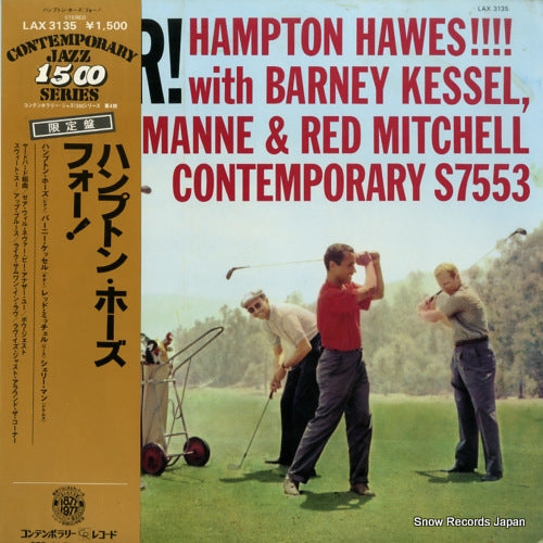HAWES, HAMPTON four! hampton hawes with barney kessel, shelly manne & red mitchell LAX3135