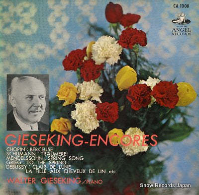GIESEKING, WALTER gieseking-encores CA1008