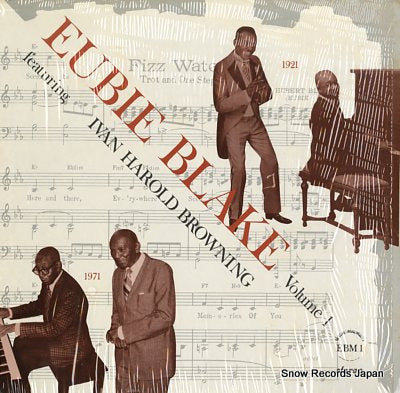 BLAKE, EUBIE eubie blake featuring ivan harold browning EBM-1