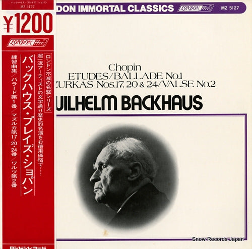 BACKHAUS, WILHELM chopin; etudes / ballade no.1 MZ5127
