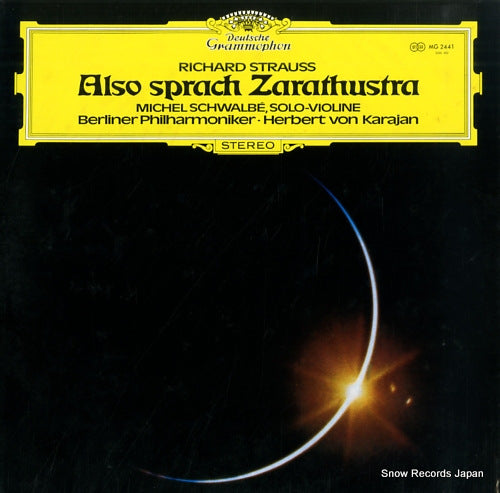 KARAJAN, HERBERT VON r.strauss; also sprach zarathustra MG2441