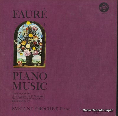 CROCHET, EVELYNE faure; piano music SVBX5424