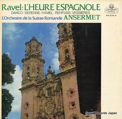 ANSERMET, ERNEST ravel; l'heure espagnole SLA6134(M)