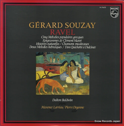 SOUZAY, GERARD ravel; cinq melodies populaires grecques X-7622