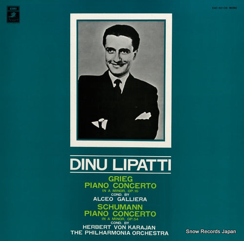LIPATTI, DINU grieg & schumann; piano concerto in a minor, op.16 EAC-60108