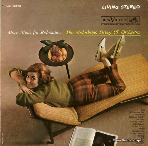 MELACHRINO STRINGS AND ORCHESTRA, THE more music for relaxation LSP-2278