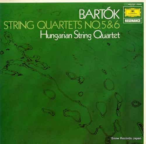 HUNGARIAN STRING QUARTET bartok; string quartet no.5 & no.6 MGX7027
