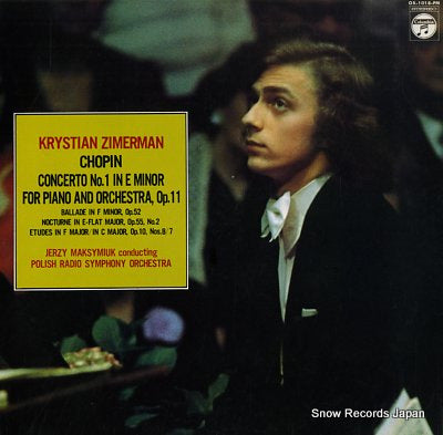 ZIMERMAN, KRYSTIAN chopin; concerto no.1 in e minor OX-1018-PM