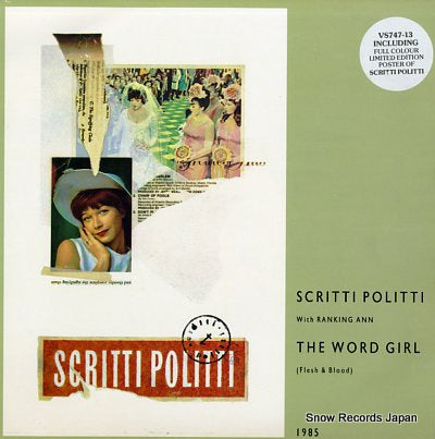 SCRITTI POLITTI the word girl VS747-13