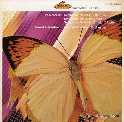 BARENBOIM, DANIEL mozart; symphony no.39, no.40 & no.41 EAC-30301