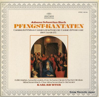 RICHTER, KARL bach; pfingst-kantaten 2533306