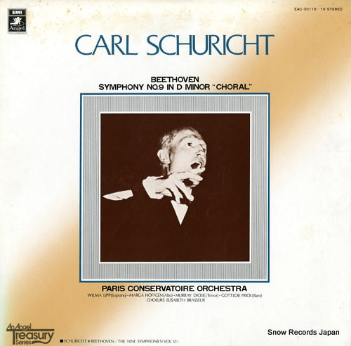 SCHURICHT, CARL beethoven; symphony no.9 "choral" EAC-30118-19