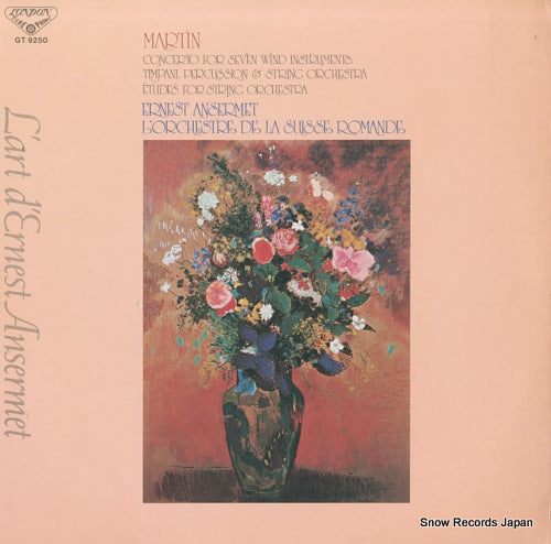 ANSERMET, ERNEST martin; concerto for seven wind instruments GT9250