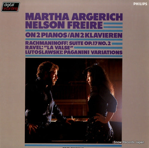 ARGERICH, MARTHA, AND NELSON FREIRE on 2 pianos 28PC-80