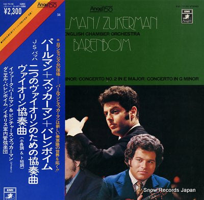 BARENBOIM, DANIEL bach; doble concerto in d minor EAC-70156