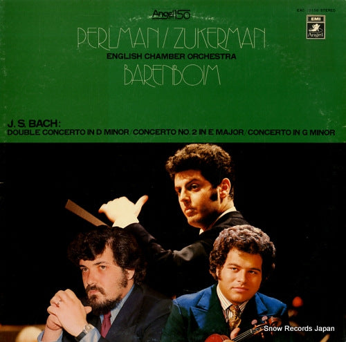BARENBOIM, DANIEL bach; doble concerto in d minor EAC-70156