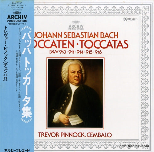 PINNOCK, TREVOR bach; toccaten, toccatas MA5137