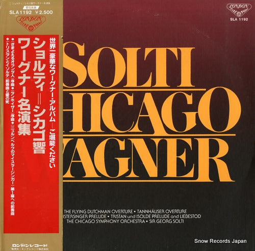 SOLTI, GEORG solti chicago wagner SLA1192