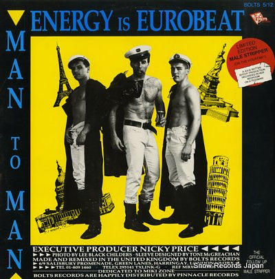 MAN TO MAN energy is eurobeat BOLTS5/12