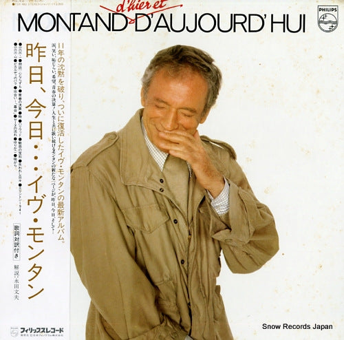 MONTAND, YVES montand d'hier et d'aujourd'hui FDX-483