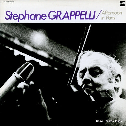 GRAPPELLI, STEPHANE afternoon in paris ULS-6054-P