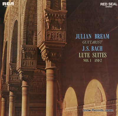 BREAM, JULIAN bach; lute suites nos.1 and 2 SRA-2172