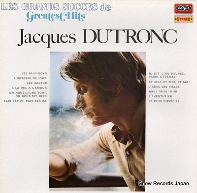 DUTRONC, JACQUES les grands succes de greatest hits 500760/SLD760