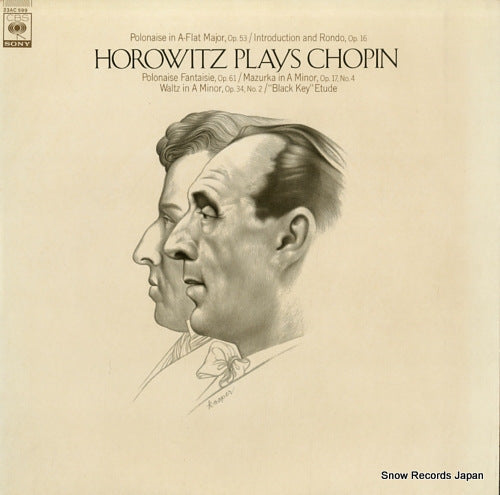 HOROWITZ, VLADIMIR horowitz plays chopin 23AC599