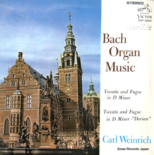 WEINRICH, CARL bach organ music SCP-3558