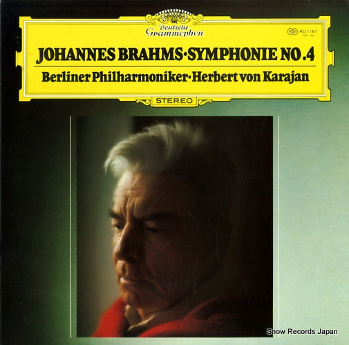 KARAJAN, HERBERT VON brahms; symphonie no.4 MG1187