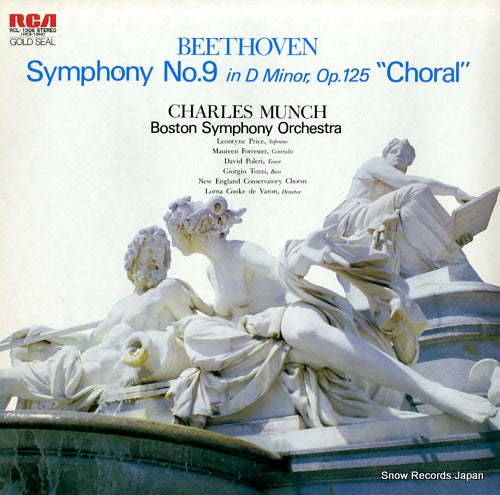 MUNCH, CHARLES beethoven; symphony no.9 in d minor, op.125 "choral" RCL-1006