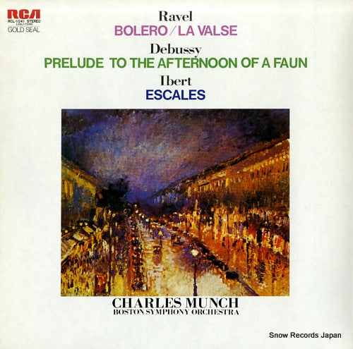 MUNCH, CHARLES ravel; bolero / la valse RCL-1041