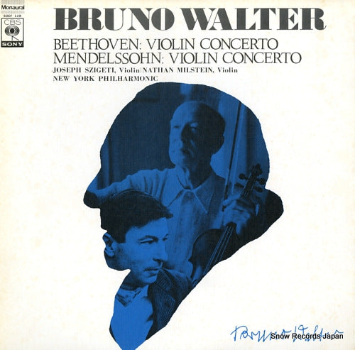 WALTER, BRUNO beethoven & mendelssohn; violin concerto SOCF128