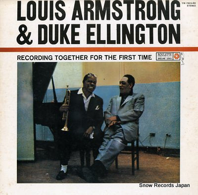 ELLINGTON, DUKE, AND LOUIS ARMSTRONG the great union of louis armstrong & duke ellington YW-7823-RO