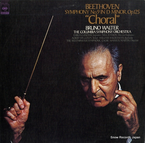 WALTER, BRUNO beethoven; symphony no.9 in d minor op.125 "choral" 23AC588