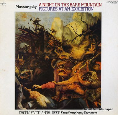 SVETLANOV, EVGENI mussorgsky; a night on the bare mountain VIC-3104