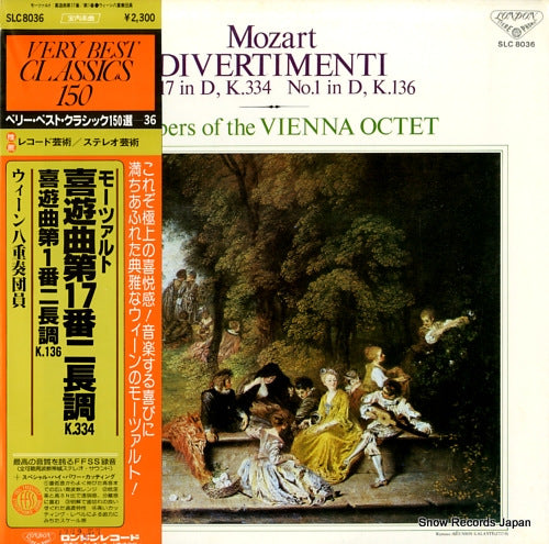 MEMBERS OF THE VIENNA OCTET mozart; divertimenti no.1/no.17 SLC8036