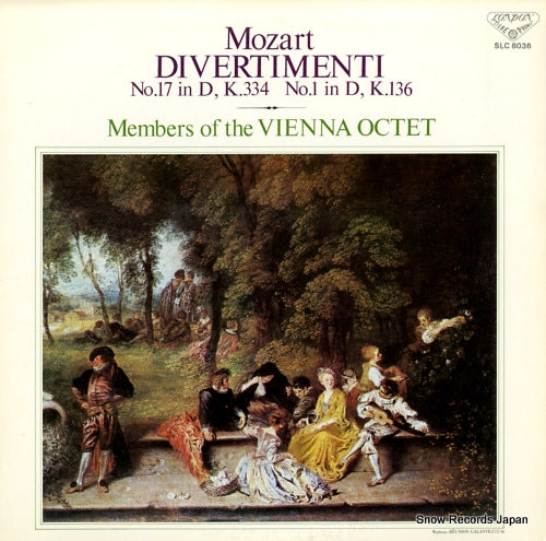 MEMBERS OF THE VIENNA OCTET mozart; divertimenti no.1 / no.17 SLC8036