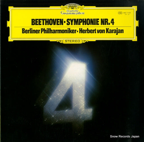 KARAJAN, HERBERT VON beethoven; symphonie nr.4 MG1124