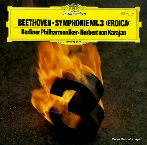 KARAJAN, HERBERT VON beethoven; symphonie nr.3 "eroica" MG1123