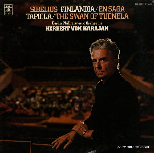 KARAJAN, HERBERT VON sibelius; finlandia / en saga / tapiola / the swan of tuonela EAC-80377