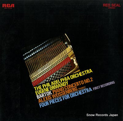 ORMANDY, EUGENE bartok; piano concerto no.2 SRA-2709