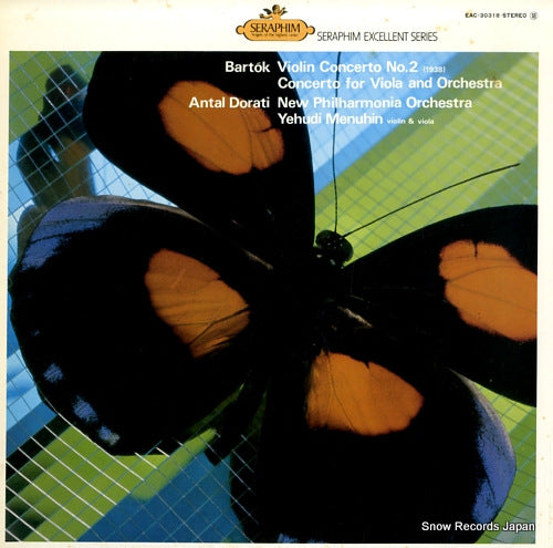 MENUHIN, YEHUDI bartok; violin concerto no.2 EAC-30318