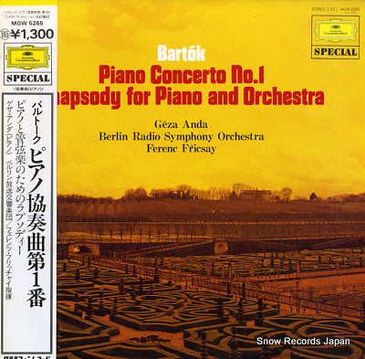 FRICSAY, FERENC bartok; piano concerto no.1 MGW5265