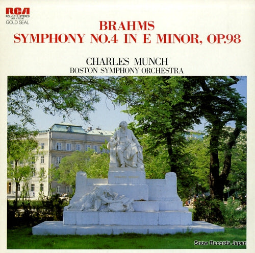 MUNCH, CHARLES brahms; symphony no.4 in e minor op.98 RCL-1013
