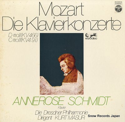 SCHMIDT, ANNEROSE mozart; die klavierkonzerte OS-2920-K