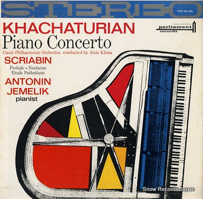 JEMELIK, ANTONIN khachaturian; piano concerto PLP(S)164