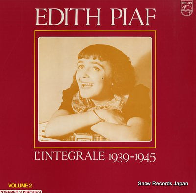 PIAF, EDITH l'integrale 1939-1945 6685157